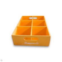 Osztott tárolódoboz, 6 rekeszes