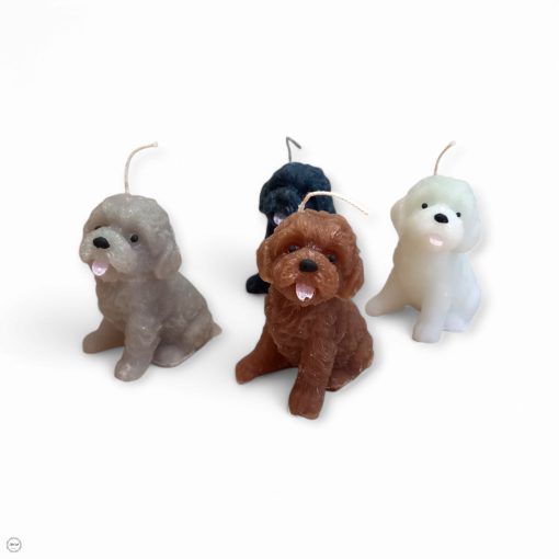 Festett kiskutya gyertya