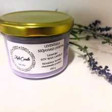 Levendula szójaviasz illatgyertya