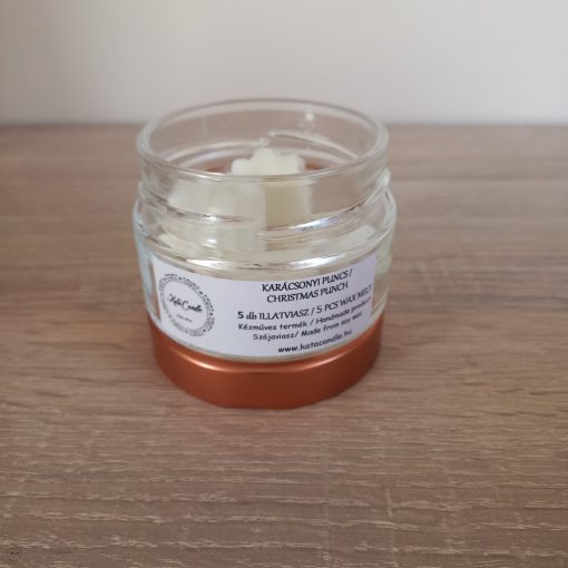 Karácsonyi puncs illatviasz üvegben 5 db