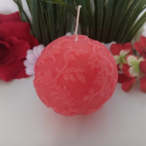 Indás gömb gyertya