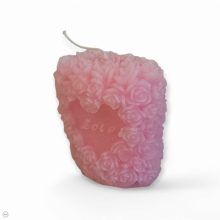 Rózsás love gyertya