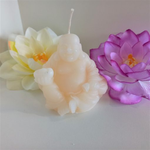 Nevető buddha formájú gyertya