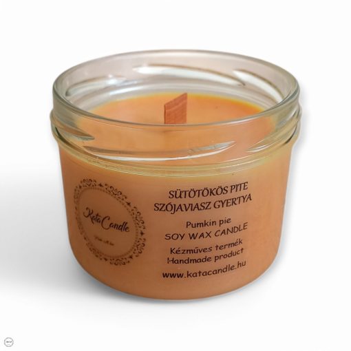 Sütőtökös pite szójaviasz illatgyertya