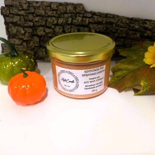 Sütőtökös pite szójaviasz illatgyertya