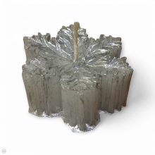 Csillogó hópehely gyertya