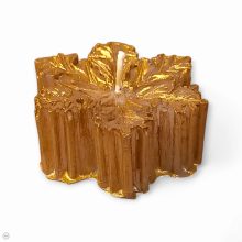 Csillogó hópehely gyertya