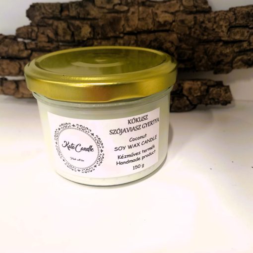 Kókusz szójaviasz illatgyertya