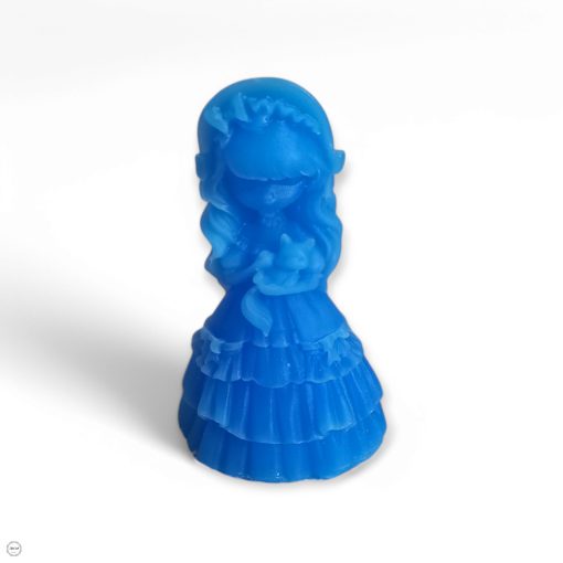 Kislány cicával gyertya