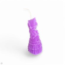 Kislány cicával gyertya