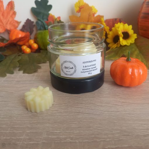 Sütőtökös pite illatviasz üvegben 5 db