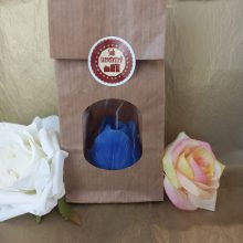 Tulipán formájú gyertya tasakban