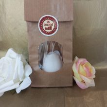 Tulipán formájú gyertya tasakban