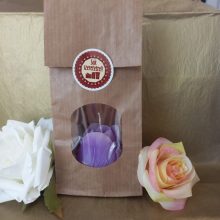 Tulipán formájú gyertya tasakban