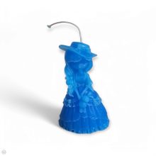 Kislány nyuszival gyertya