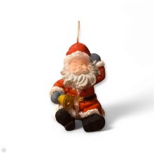 Festett télapó gyertya