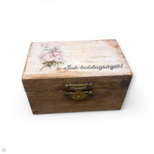 Pénzátadó, dió színű mini ajándékdoboz