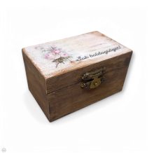 Pénzátadó, dió színű mini ajándékdoboz