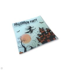 Halloween Party üvegtál