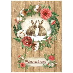 Romantic Home for the holidays welcome home bunnies