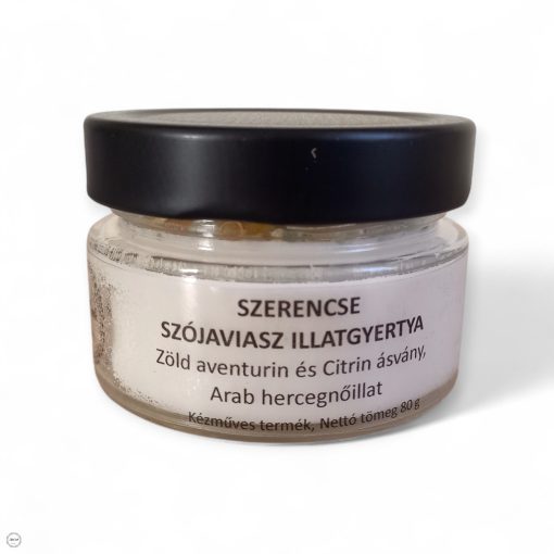 SZERENCSE szójaviasz illatgyertya