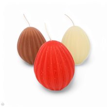 Csíkos tojás gyertya