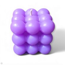 Buborékkocka gyertya