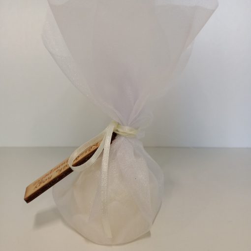 Lótusz bimbó gyertya esküvői köszönetajándék