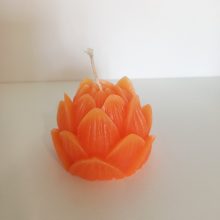 Lótusz bimbó gyertya esküvői köszönetajándék