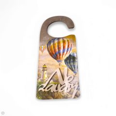 Hőlégballonos fa kilincsakasztó