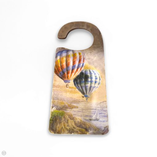 Hőlégballonos fa kilincsakasztó