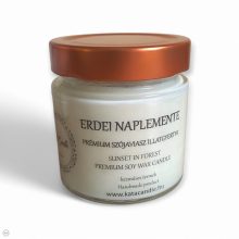 Erdei naplemente prémium szójaviasz illatgyertya