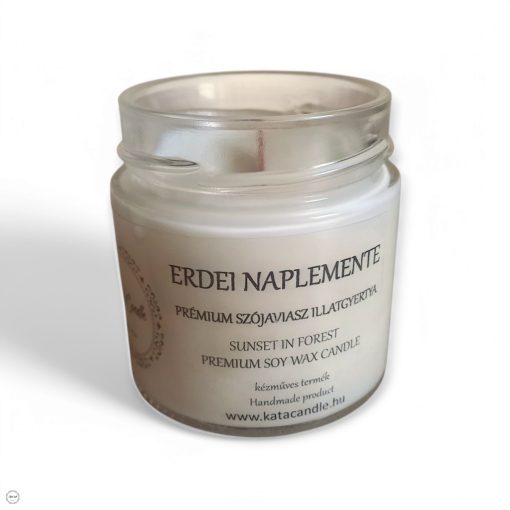 Erdei naplemente prémium szójaviasz illatgyertya