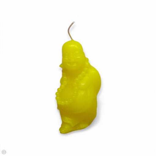 Álló nevető Buddha formájú gyertya