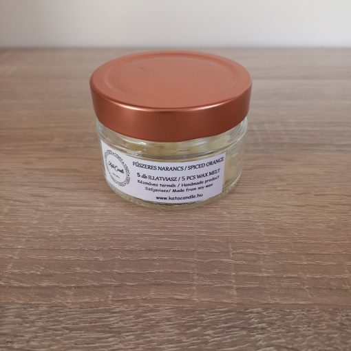 Fűszeres narancs illatviasz üvegben 5 db