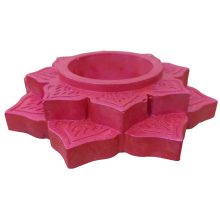 Kerámia lótusz gyertyatartó