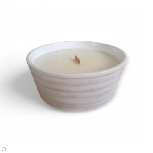 Holdistennő prémium szójaviasz illatgyertya kerámiatálban
