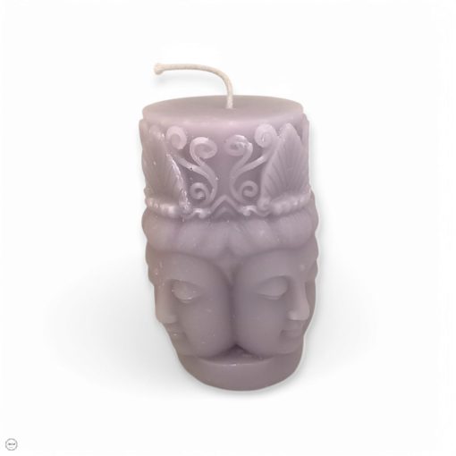 Négyarcú Buddha formájú gyertya