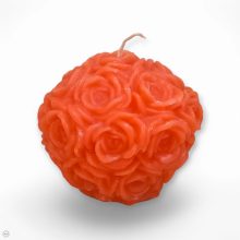 Nagy rózsás gömb gyertya