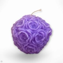 Nagy rózsás gömb gyertya