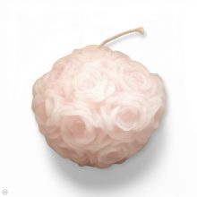 Nagy rózsás gömb gyertya