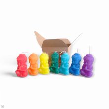 7 csakra Buddha gyertya dobozban