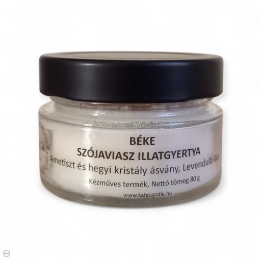 BÉKE szójaviasz illatgyertya