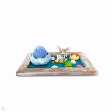 Tavi tündér asztaldísz gyertyával