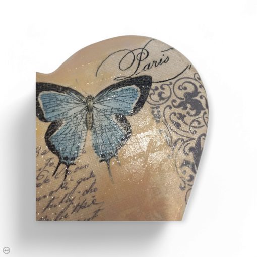 Szív formájú tükrös doboz