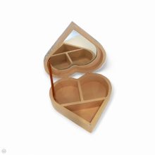 Szív formájú tükrös doboz