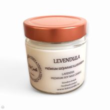 Levendula prémium szójaviasz illatgyertya
