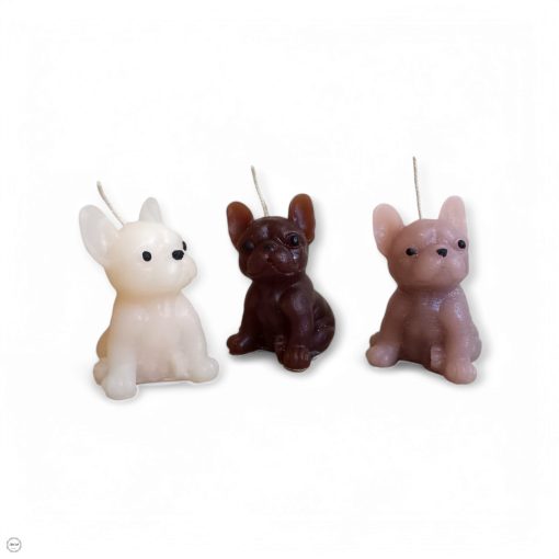 Francia bulldog gyertya