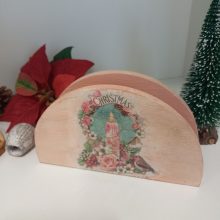 Antikolt karácsonyi szalvétatartó
