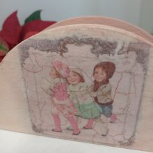 Antikolt karácsonyi szalvétatartó